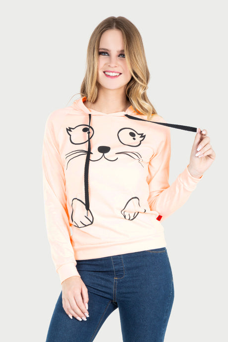 Playera Dama ML / GATITO (7067357610166)