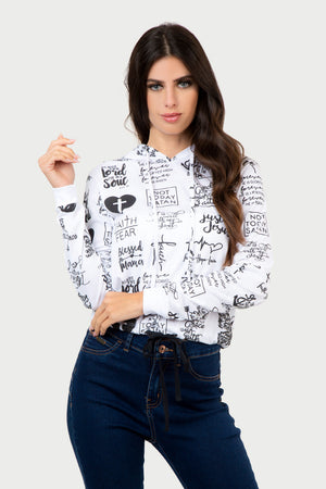 Playera Dama ML / PRAY (7067363836086)