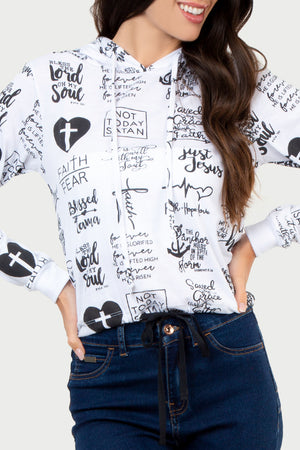 Playera Dama ML / PRAY (7067363836086)
