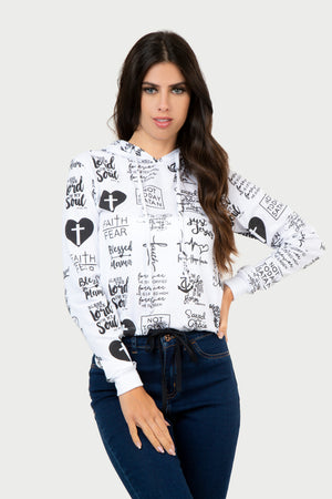 Playera Dama ML / PRAY (7067363836086)