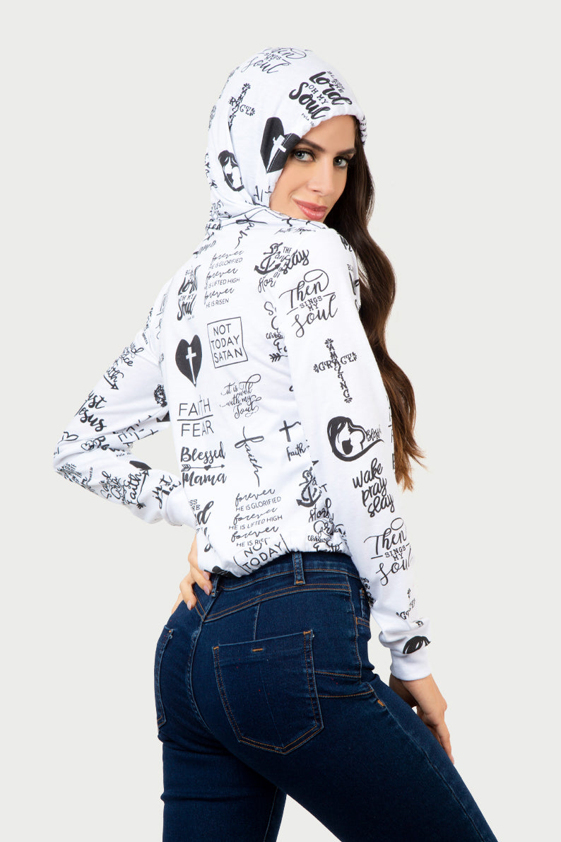 Playera Dama ML / PRAY (7067363836086)