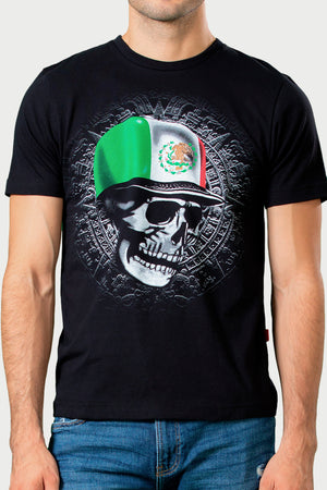 Playera Caballero MC /  GORRA TRICOLOR (7824771121375)