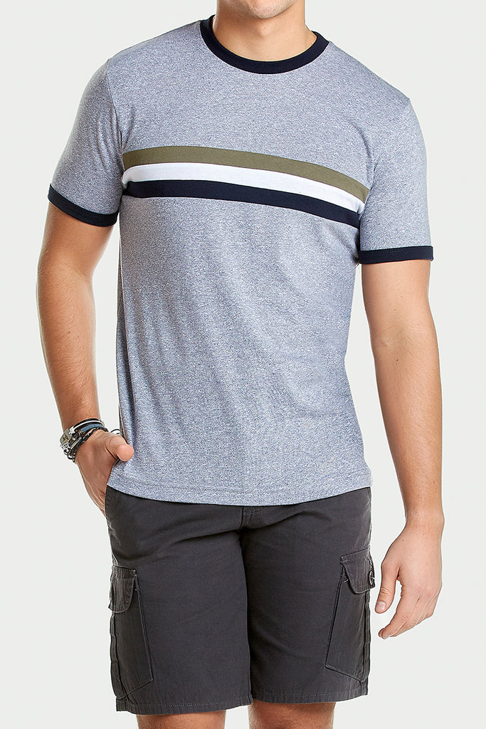 Playera Caballero MC / CORTE TRICOLOR (7742974099679)