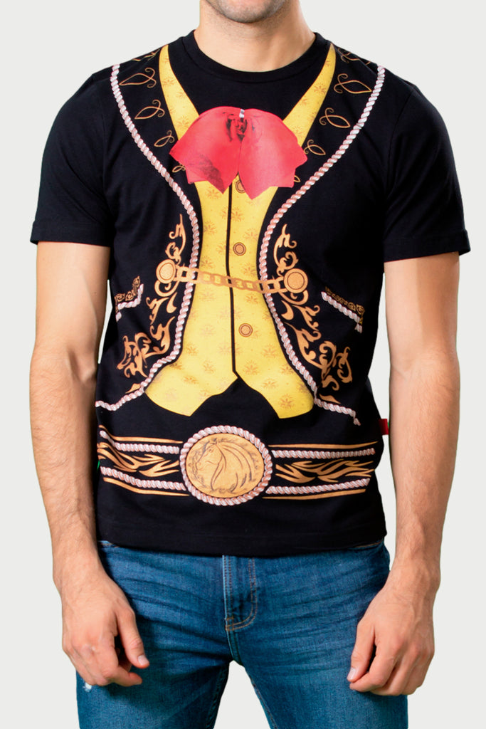 Playera Caballero MC /  CHARRO AMARILLO (7824806740191)