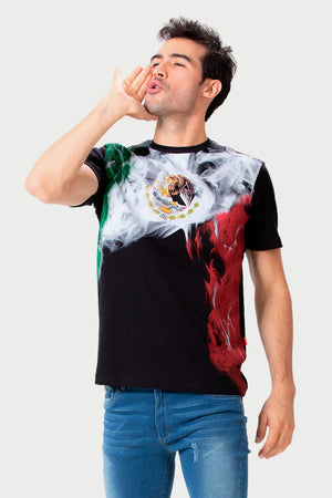 Playera Caballero MC /  HUMO BANDERA (7824840294623)