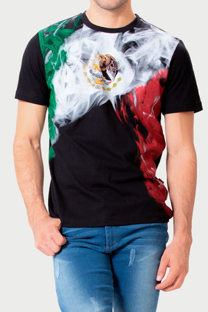 Playera Caballero MC /  HUMO BANDERA (7824840294623)