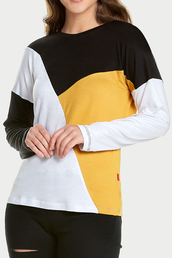 Playera Dama ML / CORTE MOSTAZA (7740300755167)