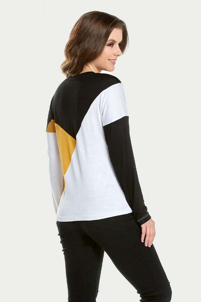 Playera Dama ML / CORTE MOSTAZA (7740300755167)