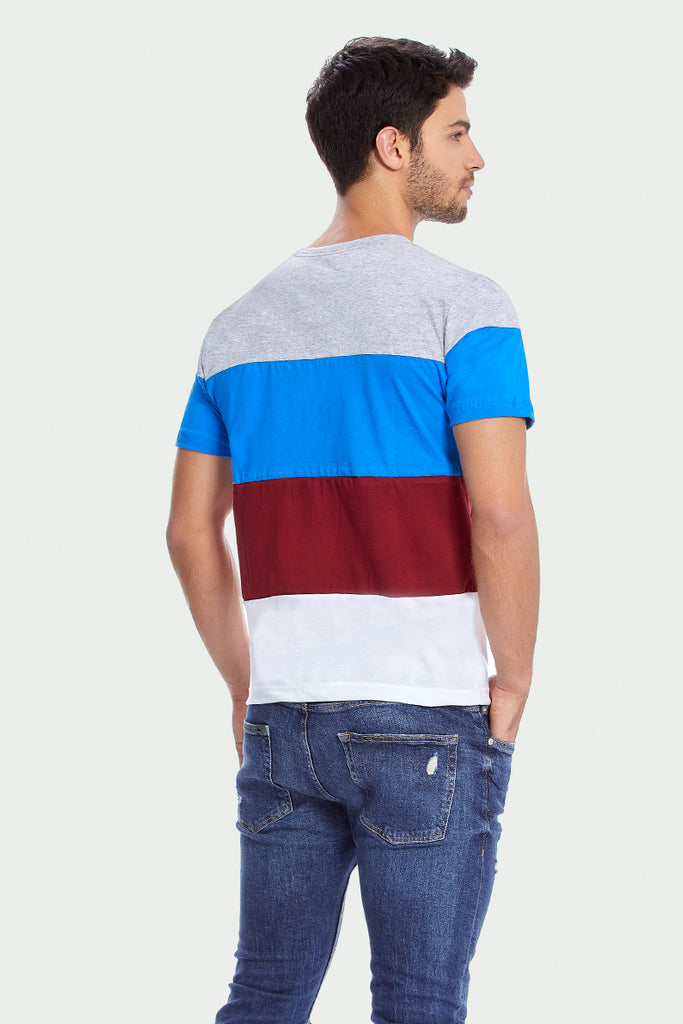 Playera Caballero MC/ CUATRIBLOQUES (7903191695583)