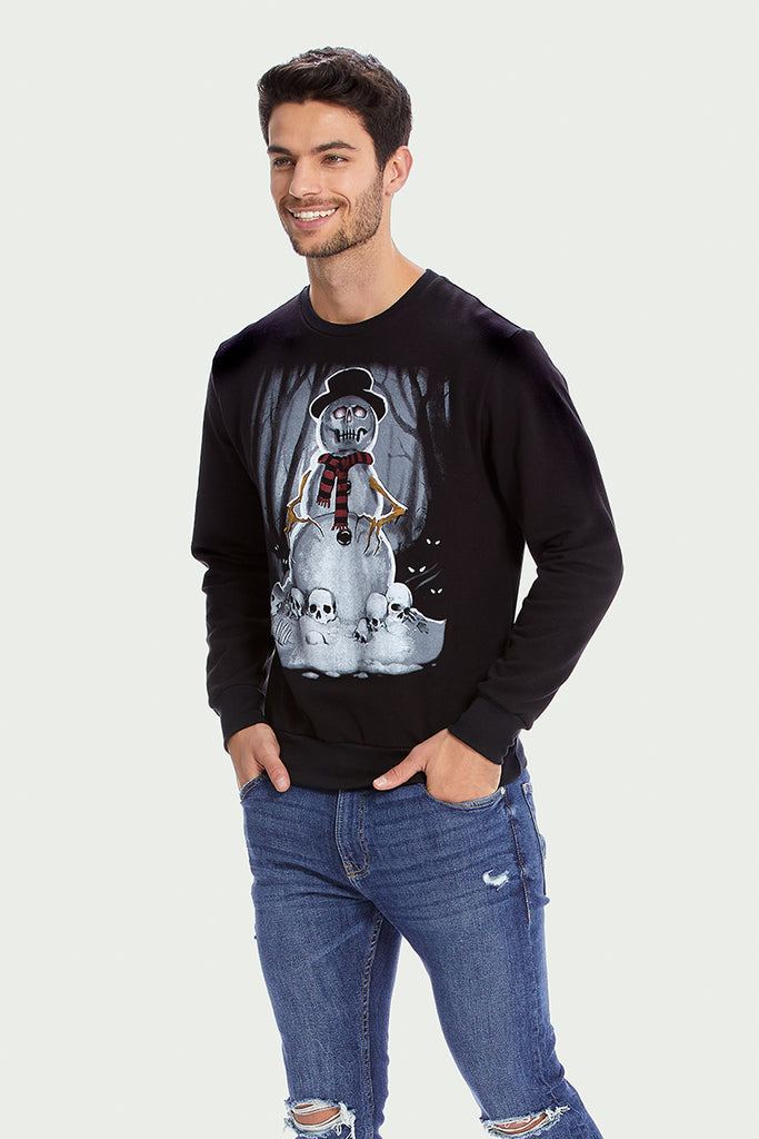 Sudadera Caballero ML/ MUÑECO DE NIEVE (7903467733215)