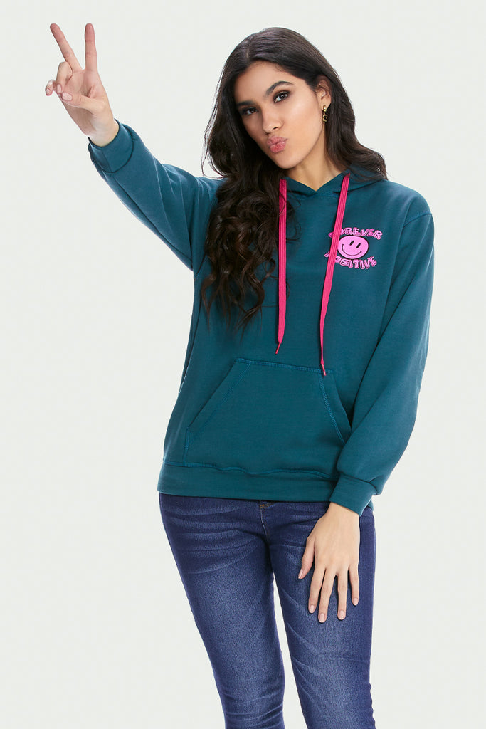 Sudadera Dama ML / FOREVER POSITIVE (7904486424799)