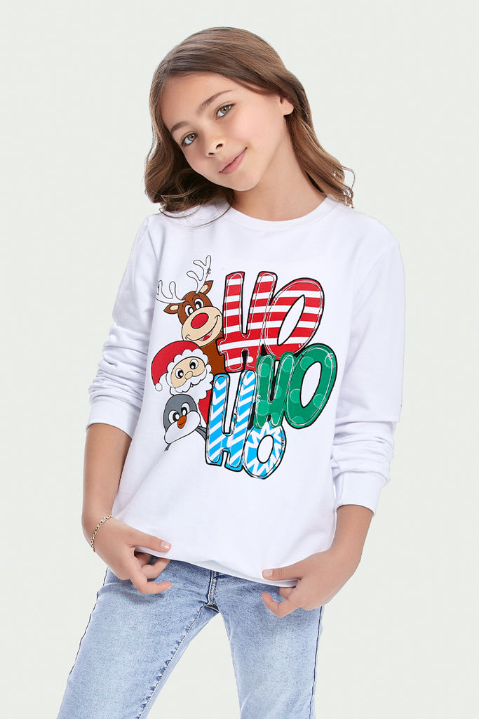 Sudadera Niña / HO HO HO (7903510921439)