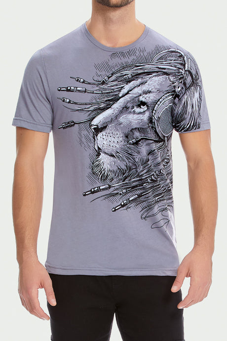 Playera Caballero m/c LEON ENCHUFES (395316592673)