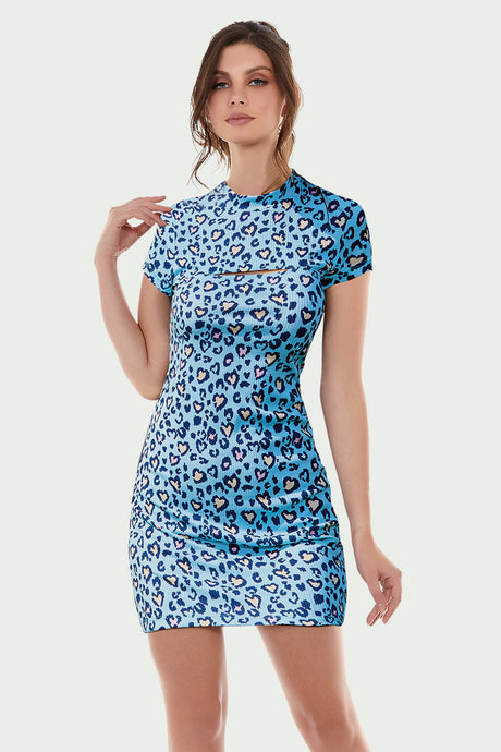 Vestido Heart print (7983399502047)