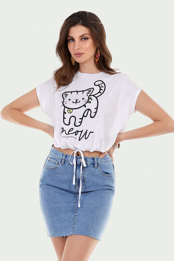 Playera Meow (7982722449631)